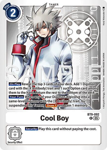 Cool Boy [BT9-092] (Réédition) [Advanced Booster Digimon Generation]