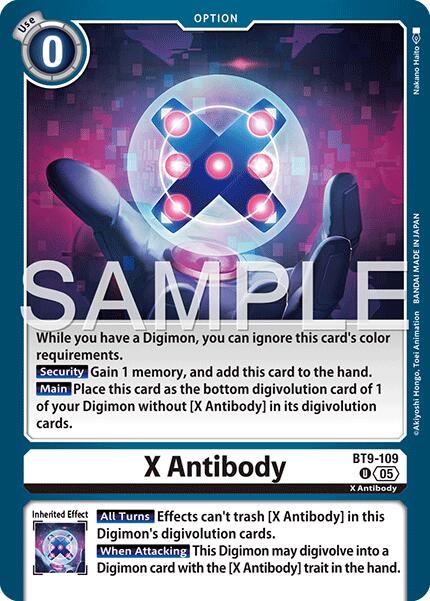 X Antibody [BT9-109] (Reedición) [Advanced Booster Digimon Generation]