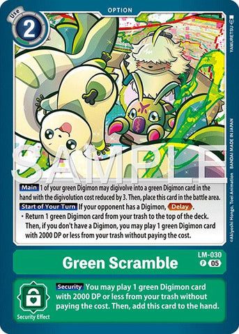 Revuelto Verde [LM-030] (Reimpresión) [Generación Digimon de refuerzo avanzado]
