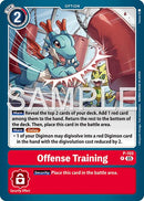 Entraînement offensif [P-103] (Réimpression) [Génération de Digimon : Booster Avancé]