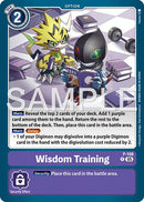 Entraînement de Sagesse [P-108] (Réédition) [Booster Avancé Digimon Génération]
