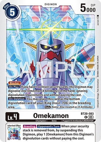 Omekamon [BT20-083] (Réédition) [Advanced Booster Digimon Generation]