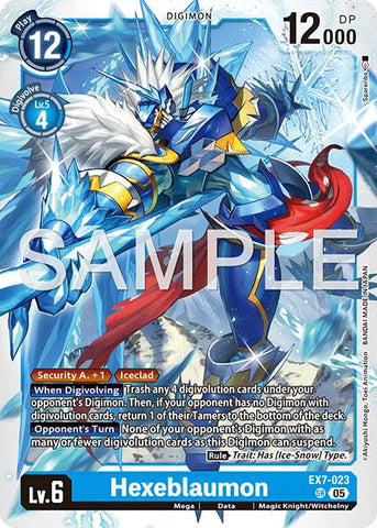 Hexeblaumon [EX7-023] (Reimpresión) [Advanced Booster Digimon Generation]