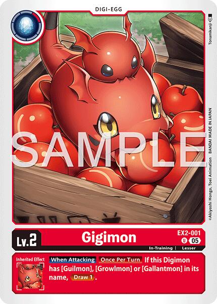 Gigimon [EX2-001] (Reedición) [Advanced Booster Digimon Generation]