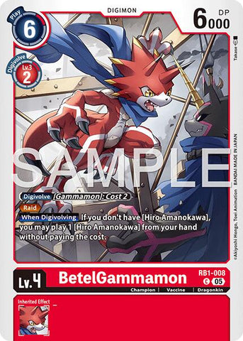 BetelGammamon [RB1-008] (Reimpresión) [Advanced Booster Digimon Generation]
