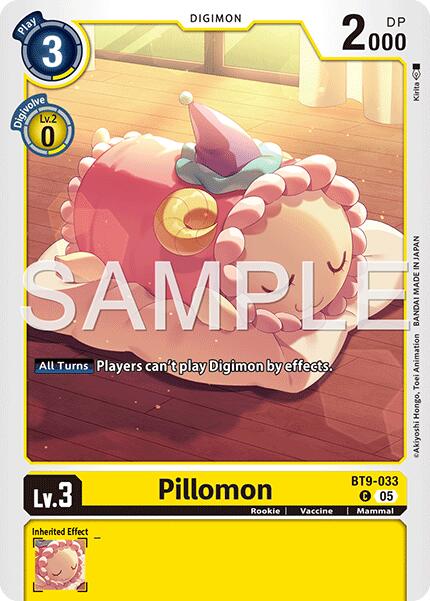 Pillomon [BT9-033] (Reedición) [Advanced Booster Digimon Generation]