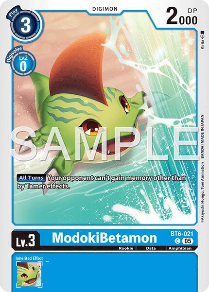 ModokiBetamon [BT6-021] (Reimpresión) [Advanced Booster Digimon Generation]