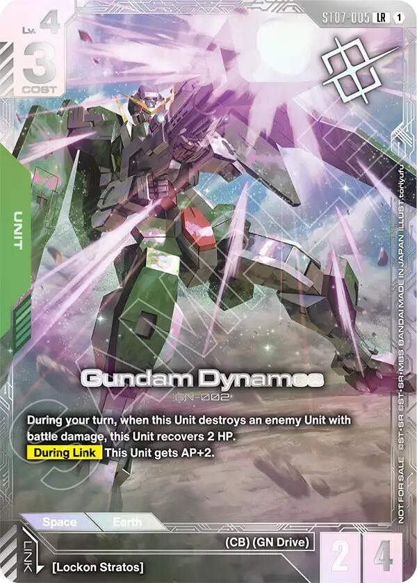 Image for Gundam Dynames (Newtype Challenge 2026 Mission 2) (ST07-005) (GCG-PR) - Gundam Card Game