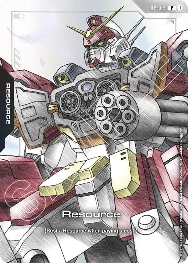 Image for Resource (RP-029) (Mobile Suit Gundam Wing) (RP-029) (RP) - Gundam Card Game