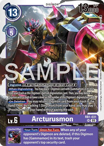 Arcturusmon [RB1-031] (Reimpresión) [Advanced Booster Digimon Generation]