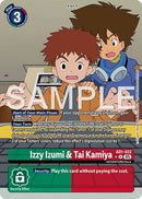 Izzy Izumi y Tai Kamiya [AD1-022] (Arte alternativo) [Advanced Booster Digimon Generation]