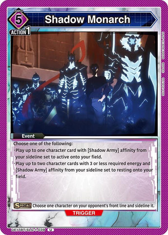 Image for Shadow Monarch (UE17BT/SLG-1-039) (UE17BT) - Union Arena