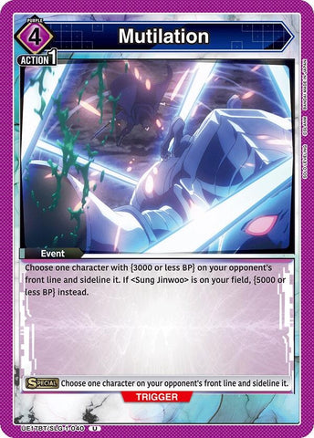 Image for Mutilation (UE17BT/SLG-1-040) (UE17BT) - Union Arena