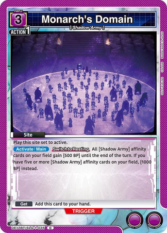 Image for Monarch's Domain (UE17BT/SLG-1-035) (UE17BT) - Union Arena