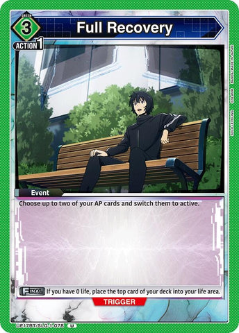 Image for Full Recovery (UE17BT/SLG-1-078) (UE17BT) - Union Arena