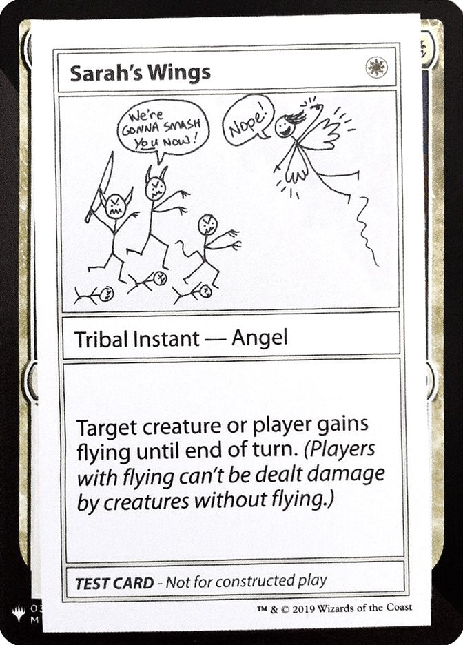 Les Ailes de Sarah [Cartes testées du booster mystère]