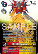 RizeGreymon [BT13-015] (Arte Alternativo) [Advanced Booster Digimon Generation]