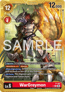 WarGreymon [P-182] (Borde Dorado) [Advanced Booster Digimon Generation]