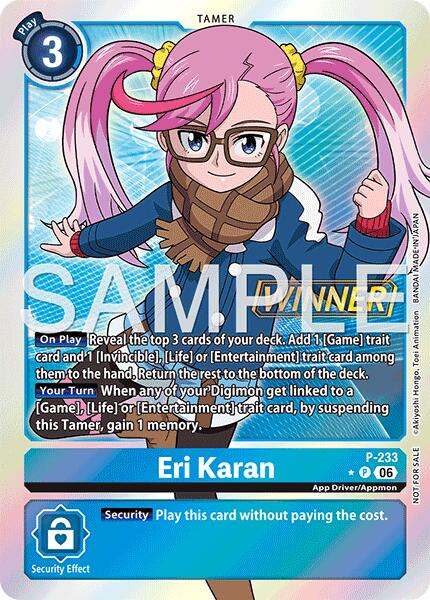 Eri Karan [P-233] (Paquete de Ganador del Torneo de Tienda 2026 Vol. 2) [Cartas Promocionales]