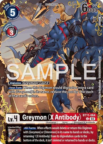 Image for Greymon (X Antibody) - BT11-064 (Alternate Art) (BT11-064 C) (BT-25) - Digimon Card Game