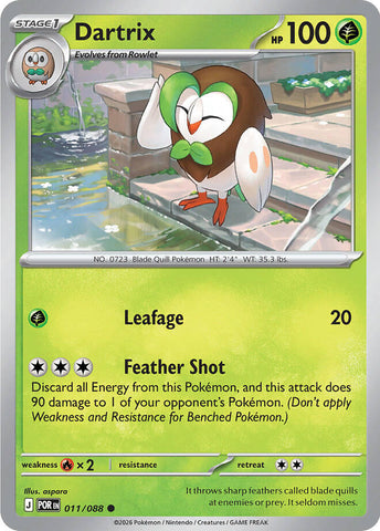 Dartrix (011/088) [Méga-Évolution : Ordre Parfait]