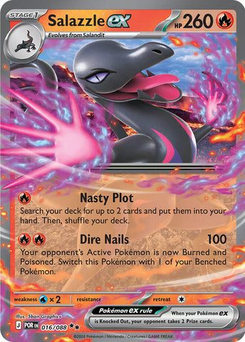 Salazzle ex (016/088) [Megaevolución: Orden Perfecto]