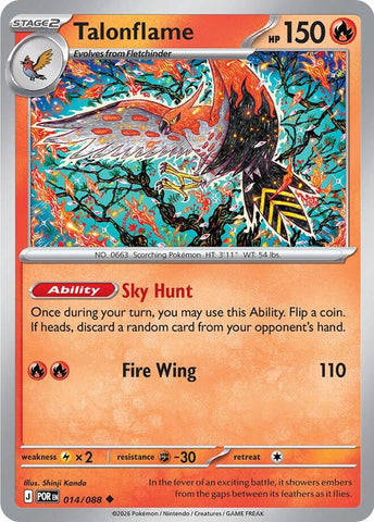 Talonflame (014/088) [Megaevolución: Orden Perfecto]