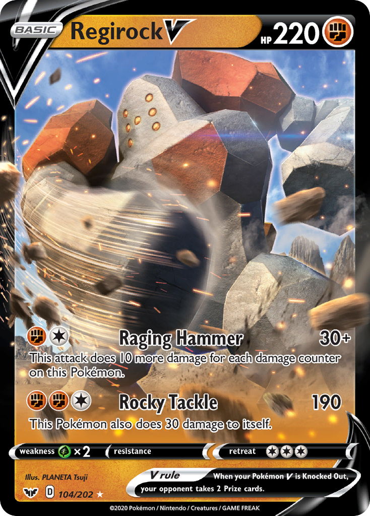 Regirock V (104/202) [Épée et Bouclier : Set de Base]