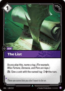 Image for The List (138/219) (UNL) - Riftbound: League of Legends Trading Card Game