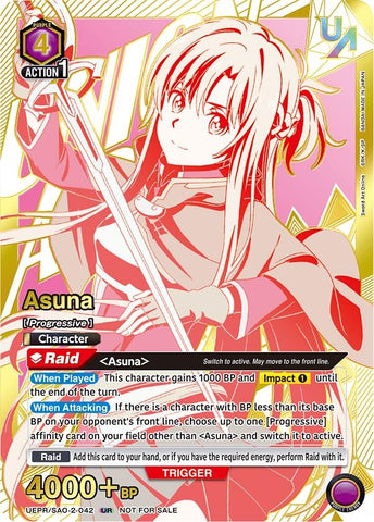 Image for Asuna (042) (UEPR/SAO-2-042) (UEPR) - Union Arena