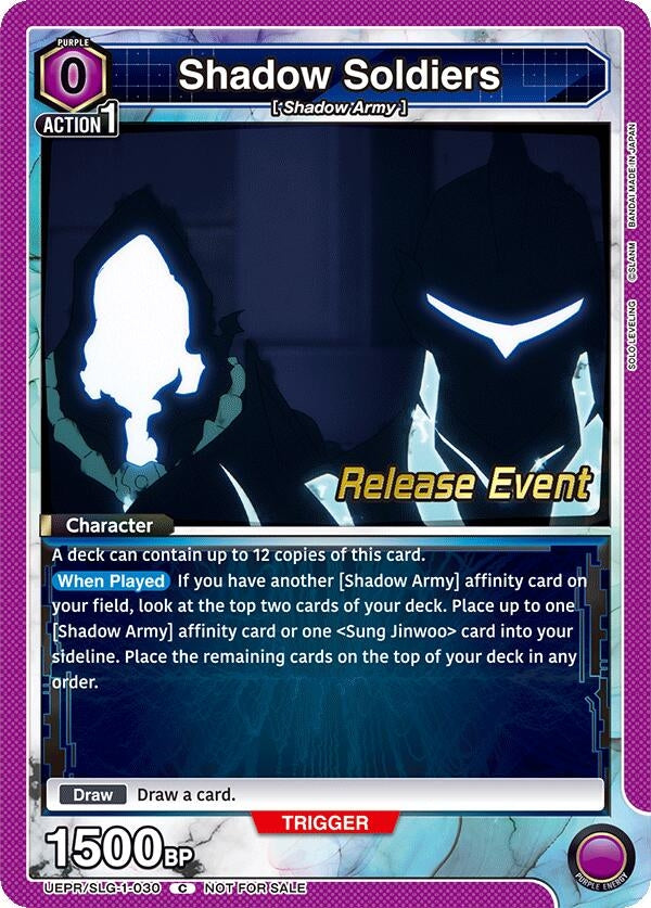 Image for Shadow Soldiers (UE17BT/SLG-1-030) (UE17BT_RE) - Union Arena