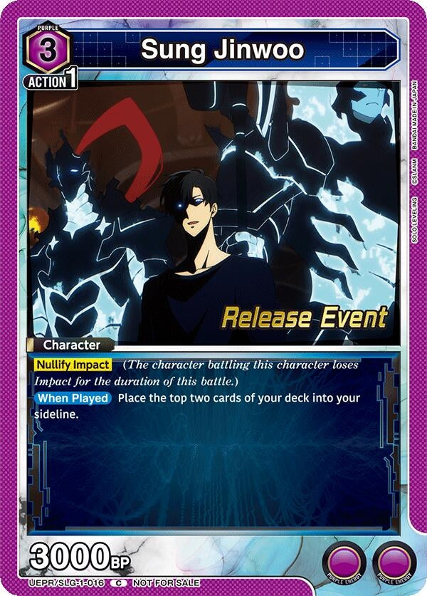 Image for Sung Jinwoo (016) (UE17BT/SLG-1-016) (UE17BT_RE) - Union Arena