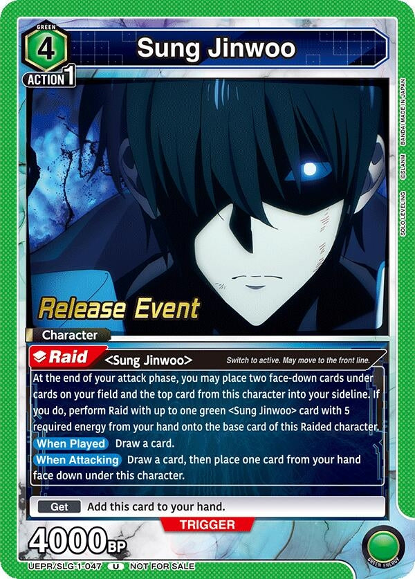 Image for Sung Jinwoo (047) (UE17BT/SLG-1-047) (UE17BT_RE) - Union Arena
