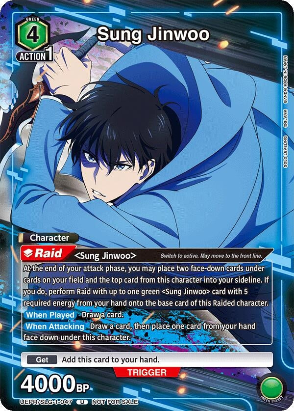 Image for Sung Jinwoo (047) (Release Event Participation) (UE17BT/SLG-1-047) (UE17BT_RE) - Union Arena