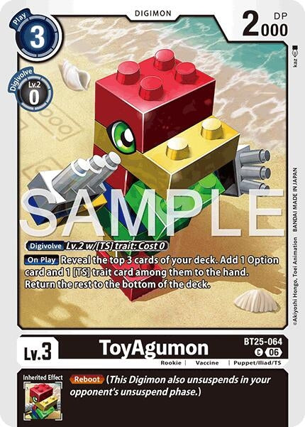 Image for ToyAgumon (BT25-064 C) (BT-25) - Digimon Card Game