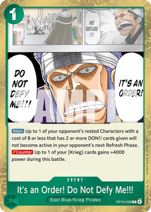 It's an Order! Do Not Defy Me!!! [Adventure on Kami's Island]