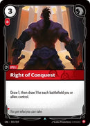 Right of Conquest (015/219) (UNL)