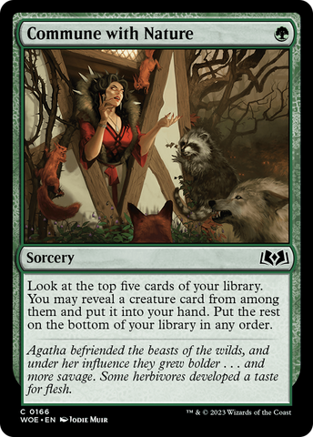 Communier avec la nature [Les friches d'Eldraine]