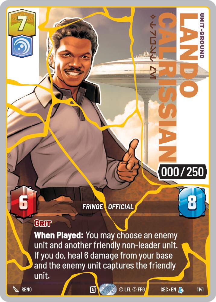 Lando Calrissian - Trust Me (1141) (Serializada) (Oro) (1141) [Secretos de poder]