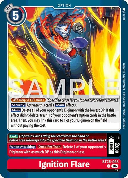 Image for Ignition Flare (BT25-093 U) (BT-25) - Digimon Card Game