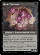 Visage de l'effroi // Ossosaure de l'effroi [Les Cavernes Oubliées d'Ixalan]