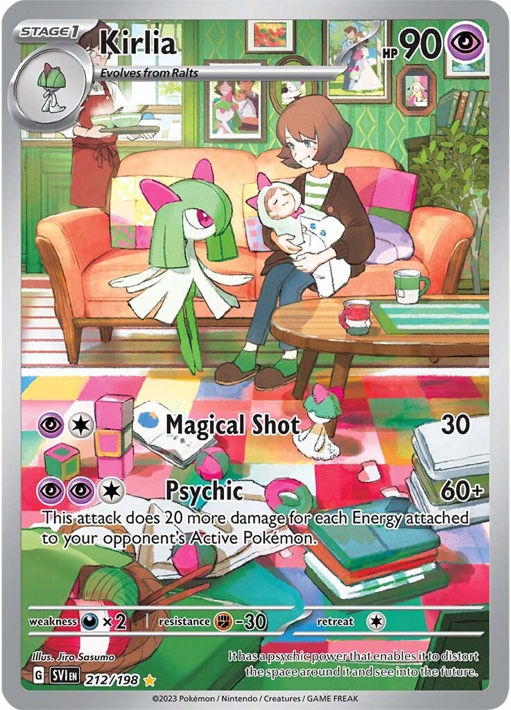 Kirlia (212/198) [Escarlata y Púrpura: Set Base]