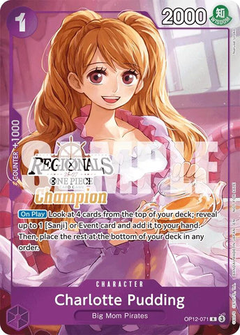 Charlotte Pudding (Kit de cartes Champion régional 26-27) [Cartes promotionnelles One Piece]