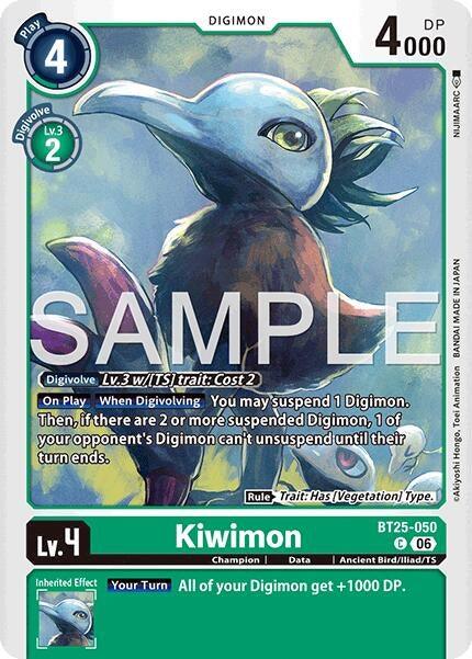 Image for Kiwimon (BT25-050 C) (BT-25) - Digimon Card Game