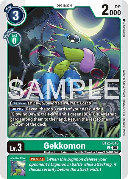Image for Gekkomon (BT25-046 U) (BT-25) - Digimon Card Game