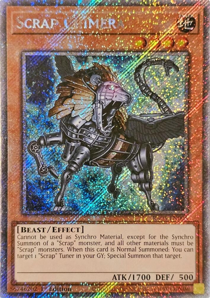 Image for Scrap Chimera (Platinum Secret Rare) (RA05-EN005) (RA05) - YuGiOh