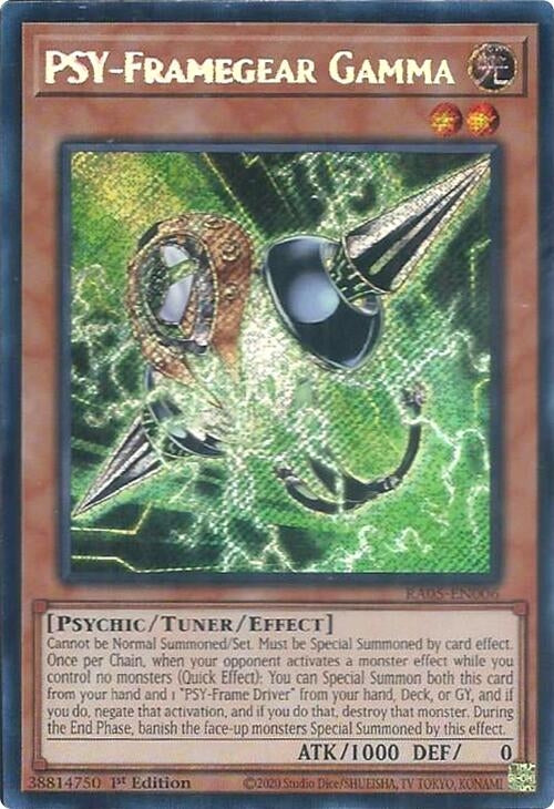 Image for PSY-Framegear Gamma (Secret Rare) (RA05-EN006) (RA05) - YuGiOh