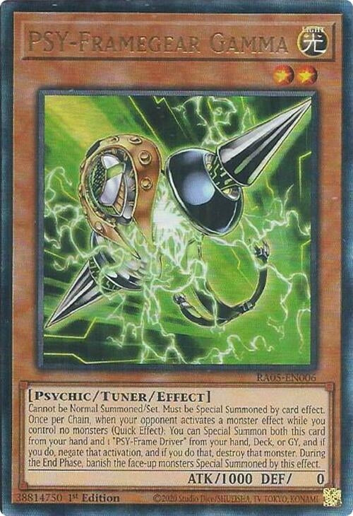 Image for PSY-Framegear Gamma (Ultimate Rare) (RA05-EN006) (RA05) - YuGiOh
