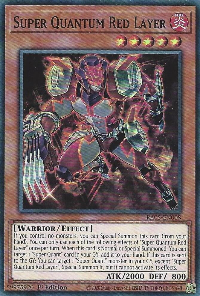 Image for Super Quantum Red Layer (RA05-EN008) (RA05) - YuGiOh