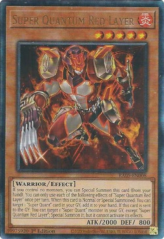 Image for Super Quantum Red Layer (Ultimate Rare) (RA05-EN008) (RA05) - YuGiOh